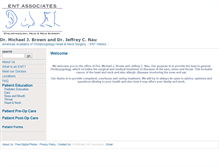 Tablet Screenshot of myentassociates.com